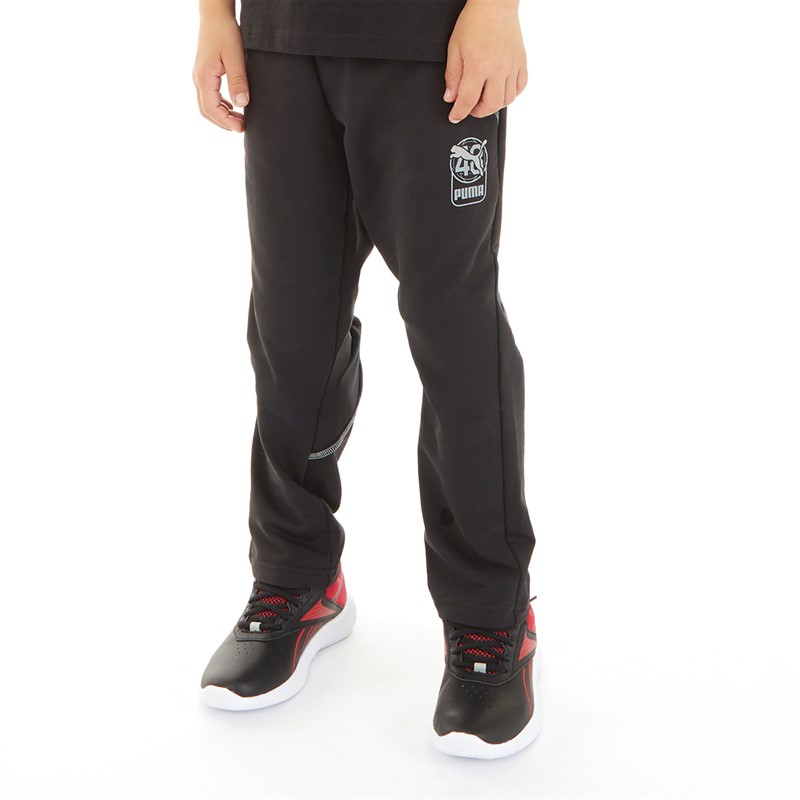 Puma Boys Active Sports Track Pants Puma Black