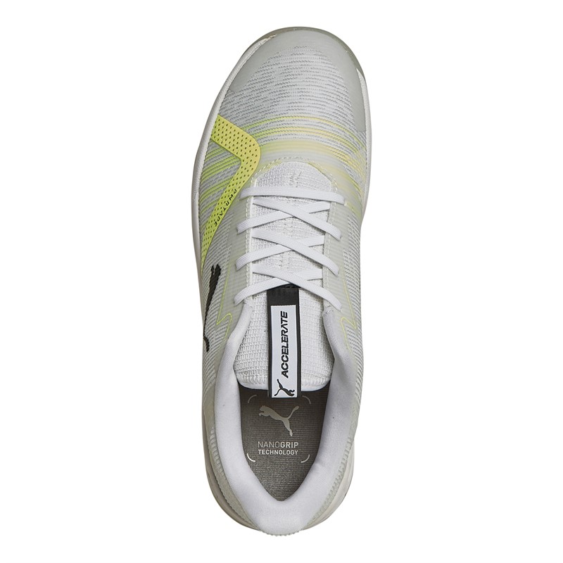 Puma Mens Accelerate Turbo Nitro II Indoor Court Shoes White/Black