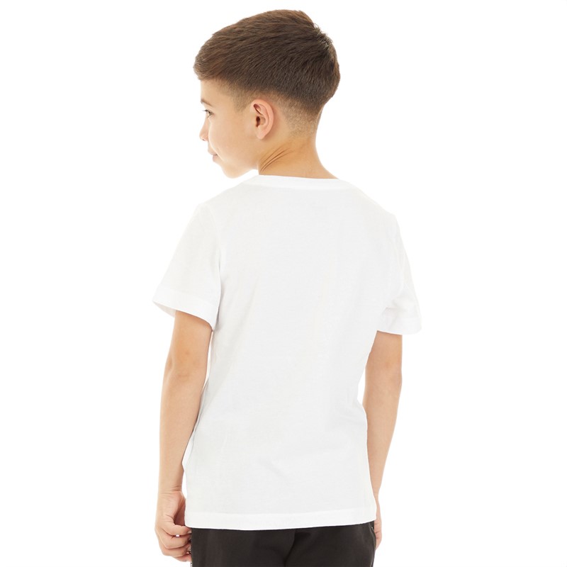 Puma Junior Boys Logo T-Shirt Puma White