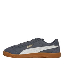 Puma Mens Club 5V5 Suede Trainers Grey/Gold