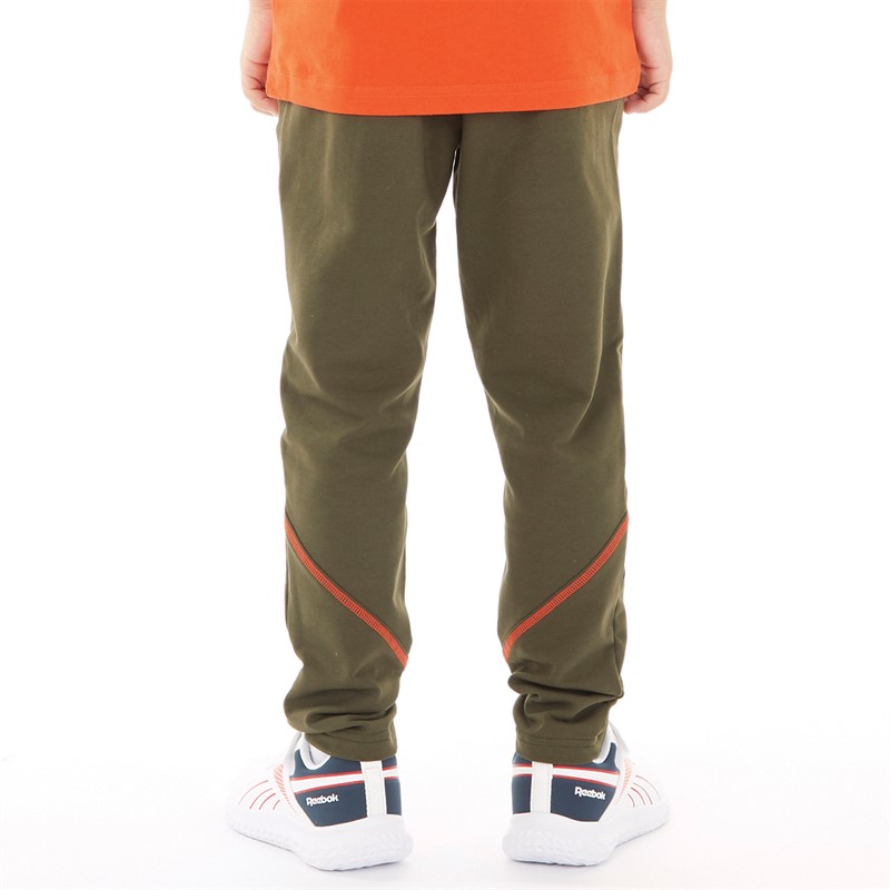 Puma Boys Active Sports Track Pants Dark Olive