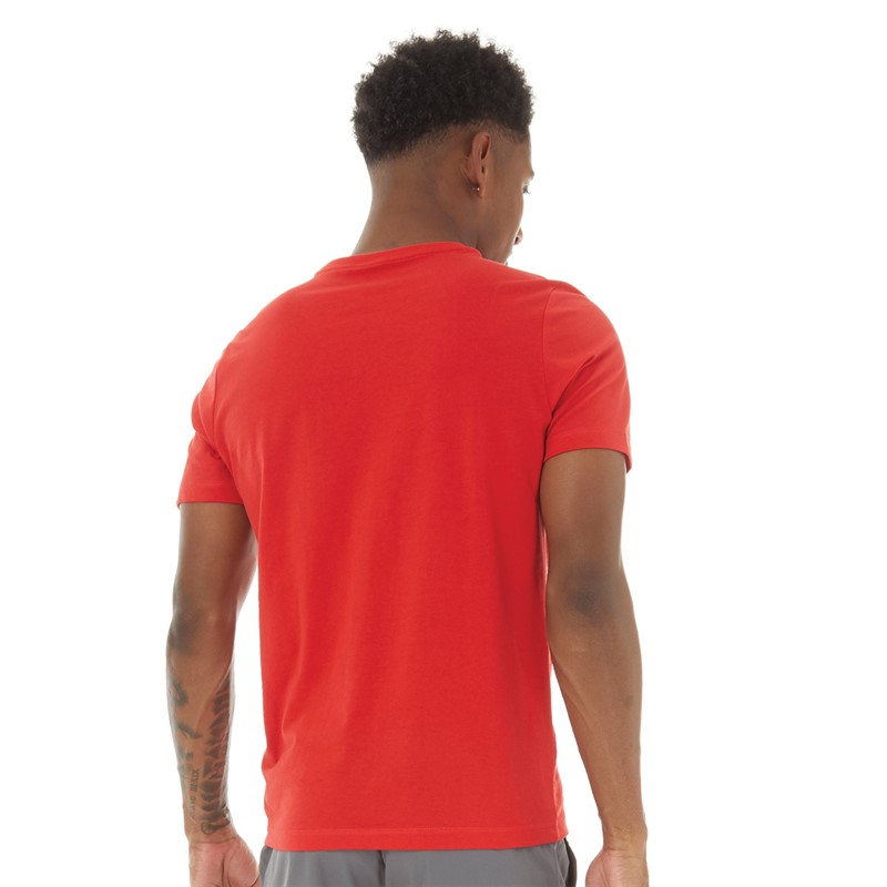 Puma Mens Active Soft Drycell T-Shirt High Risk Red