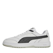 Puma Mens Doublecourt Trainers Grey/White