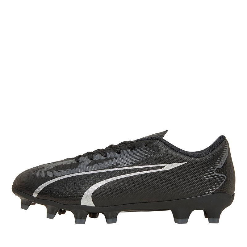 Puma Kids Ultra Play FG/AG Firm/Artificial Ground Football Boots Black/Asphalt