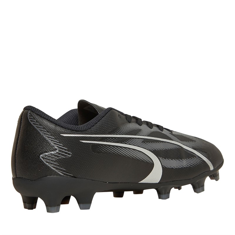 Puma Kids Ultra Play FG/AG Firm/Artificial Ground Football Boots Black/Asphalt