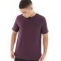 Puma Mens Essentials Tape T-Shirt Plum