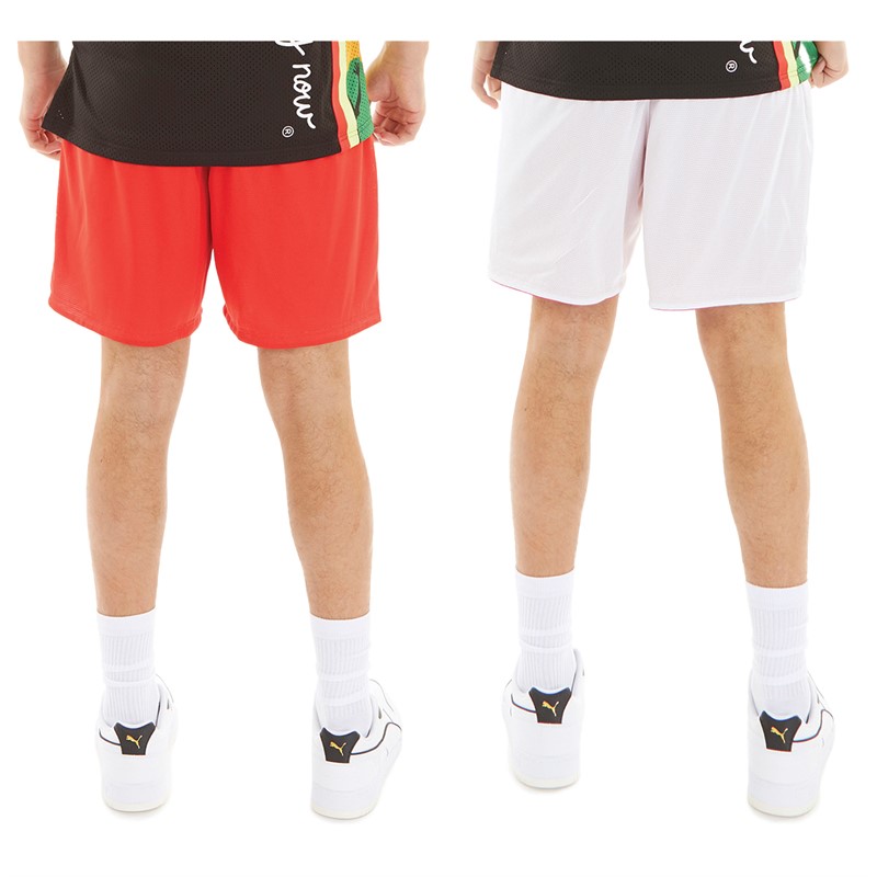 Puma Mens Flare Reversible Shorts High Risk Red