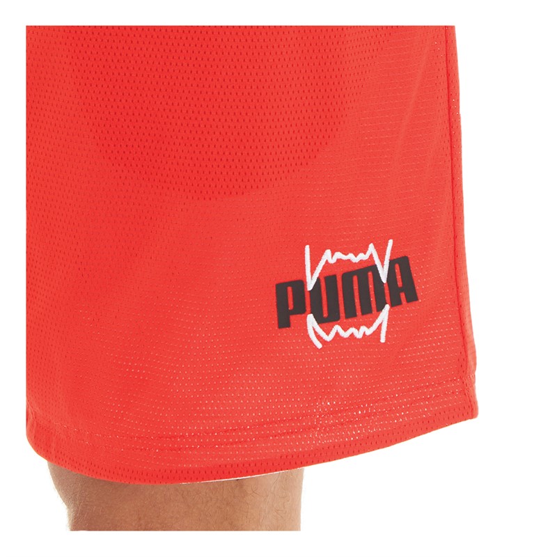 Puma Mens Flare Reversible Shorts High Risk Red