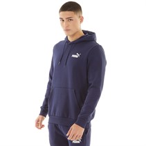 Puma Mens Essentials Small Logo Hoodie Peacoat