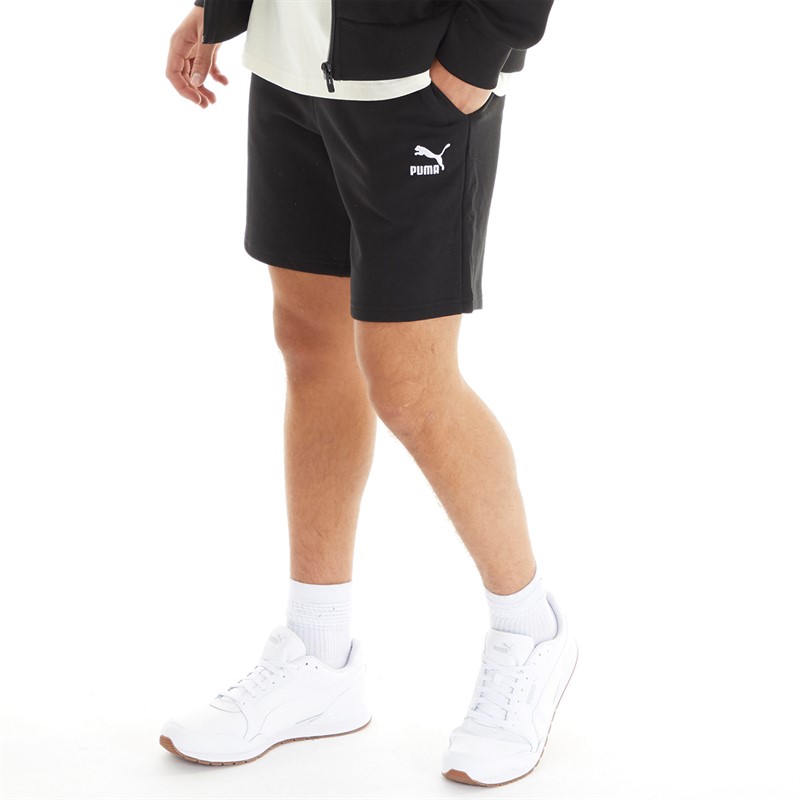 Puma Mens Classics Logo Shorts Puma Black