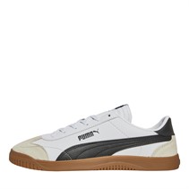 Puma Mens Club 5V5 Suede Trainers Black/White/Grey