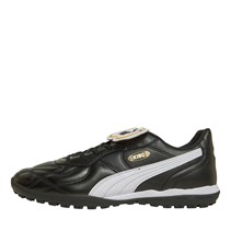 Puma Mens King Cup TT Astro Football Boots Black/White