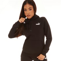 Puma Womens Essentials Small Logo Hoodie Puma Black