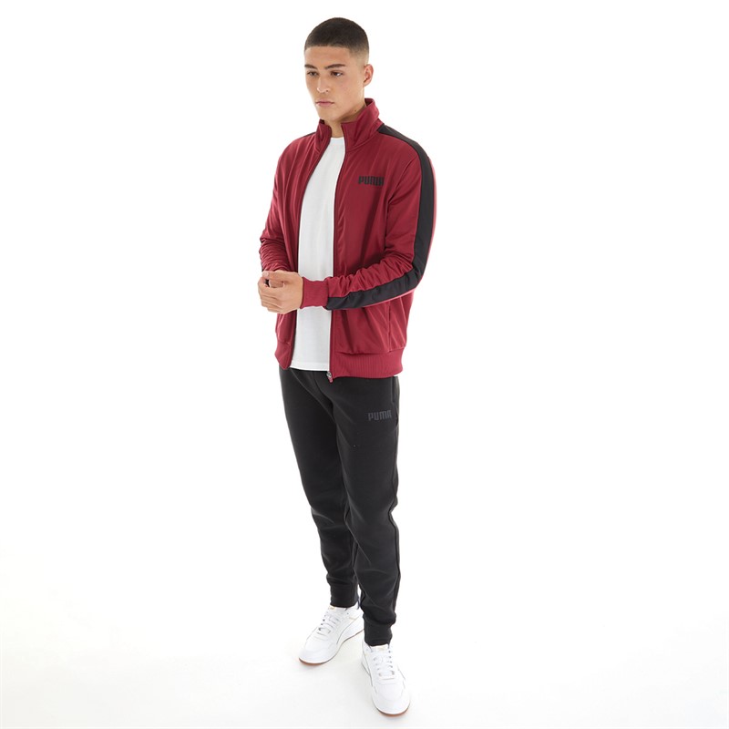 Buy Puma Mens Full Zip Track Jacket Tibetan Red