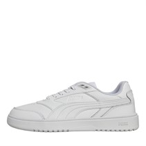 Puma Mens Doublecourt Trainers Grey/White