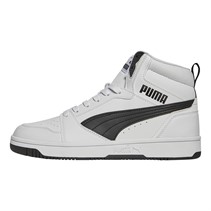 Puma Mens Rebound V6 Trainers Black/White