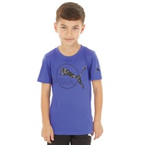 Puma Junior Boys Graphic T-Shirt Lapis Lazuli