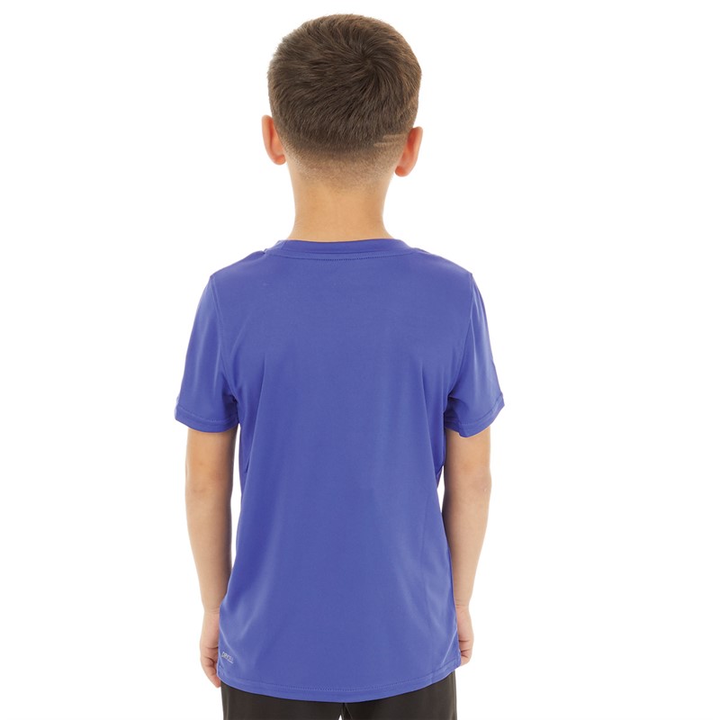 Puma Junior Boys Graphic T-Shirt Lapis Lazuli