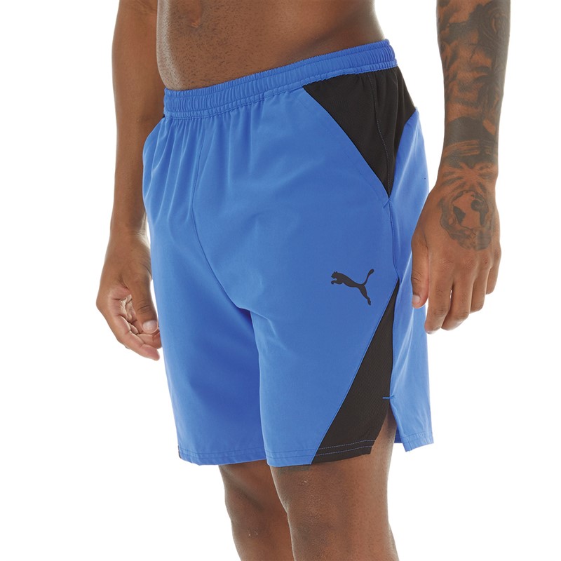 Puma Mens Ultrabreathe 7 Woven Shorts Blue/Black