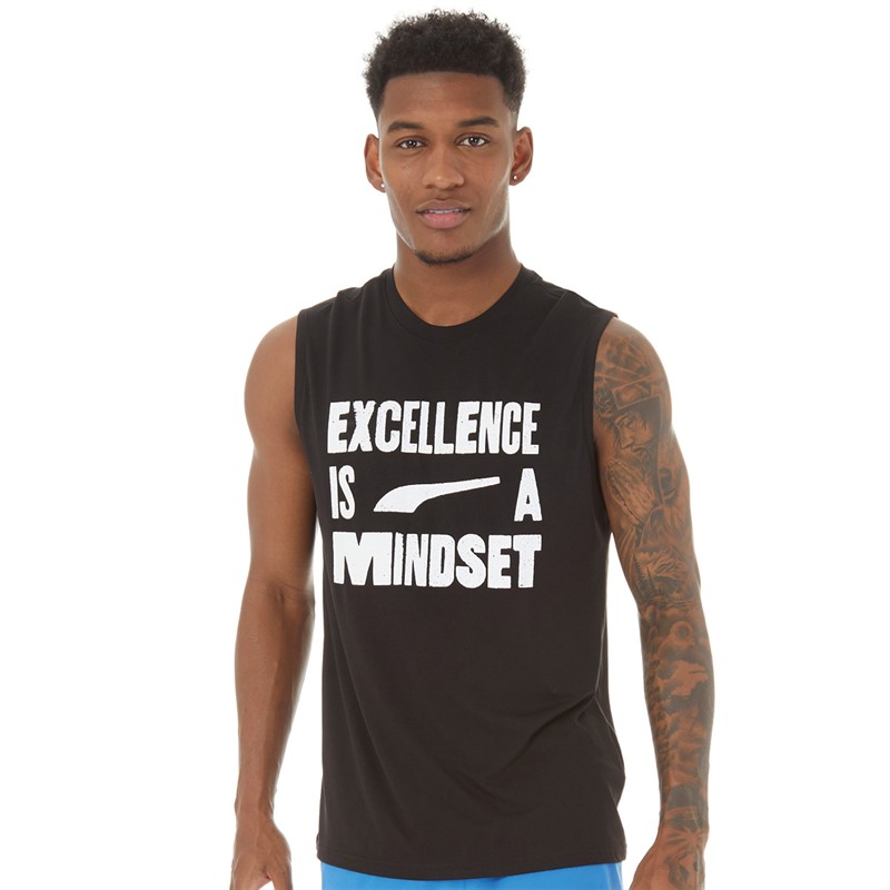 Puma Mens Fast Break Tank Puma Black