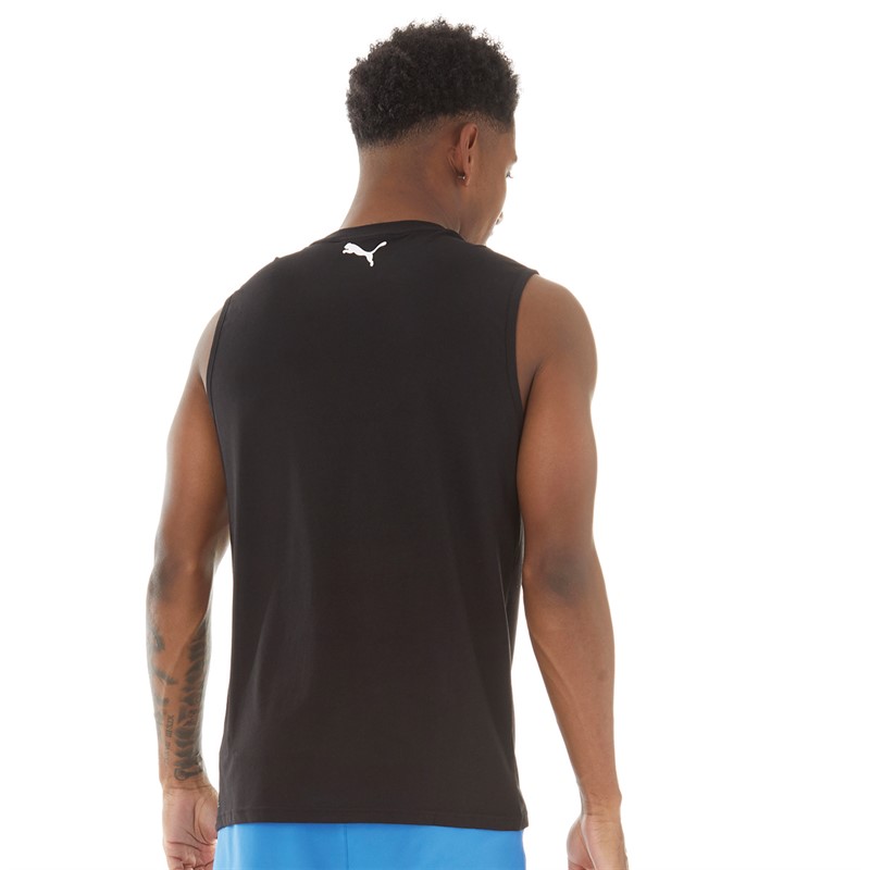 Puma Mens Fast Break Tank Puma Black