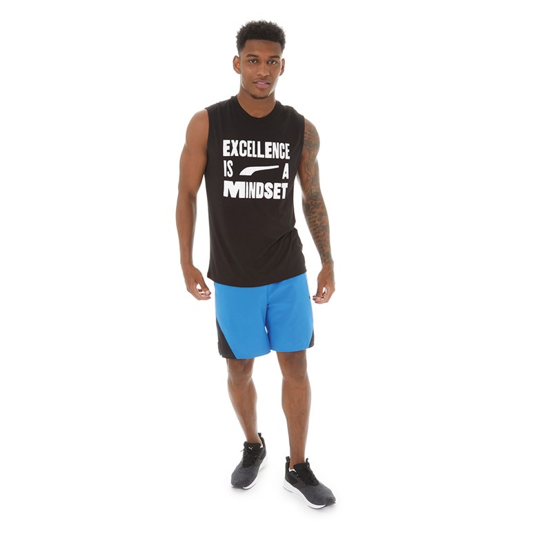 Puma Mens Fast Break Tank Puma Black