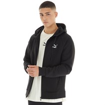 Puma Mens Classics Tech Full-Zip Hoodie Puma Black