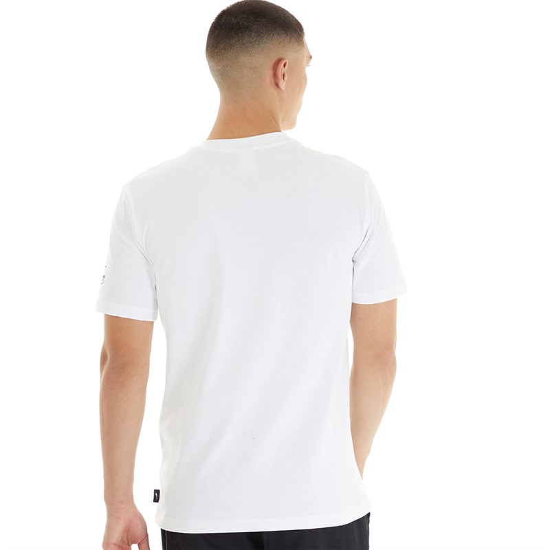 Puma Mens Uptown Stick To It Graphic T-Shirt Puma White