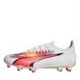 Puma Womens Ultra Ultimate FG/AG Firm/Artificial Ground Football Boots White/Orchid