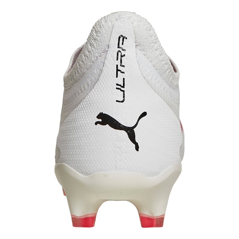 Puma Womens Ultra Ultimate FG/AG Firm/Artificial Ground Football Boots White/Orchid