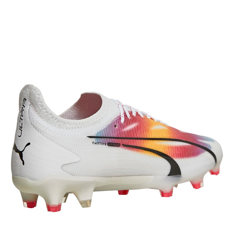 Puma Womens Ultra Ultimate FG/AG Firm/Artificial Ground Football Boots White/Orchid