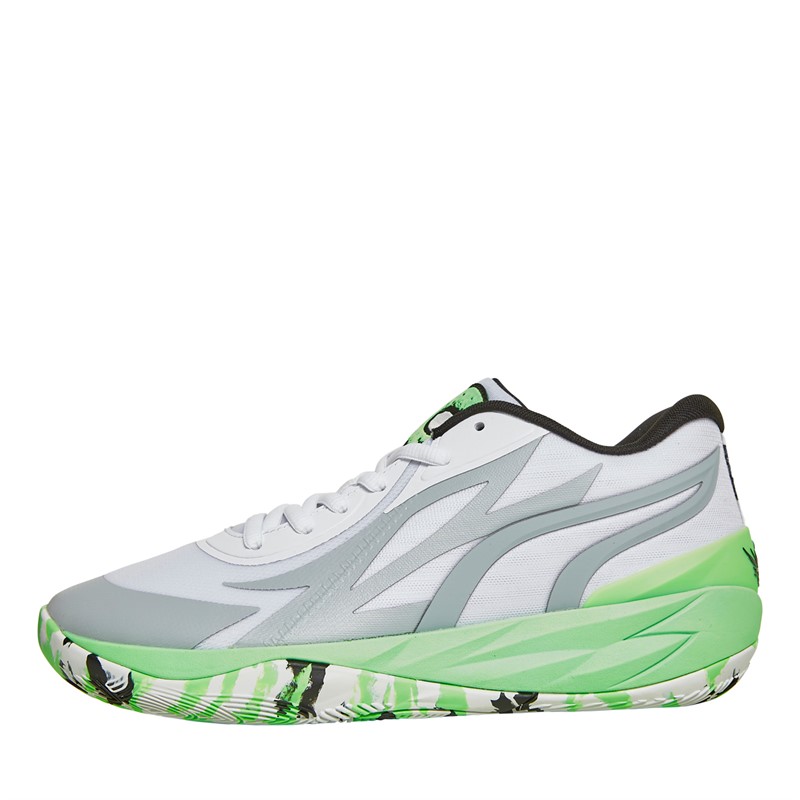 Buy Puma Mens LaMelo Ball MB.02 Lo LaMel O Basketball Shoes Elektro Green