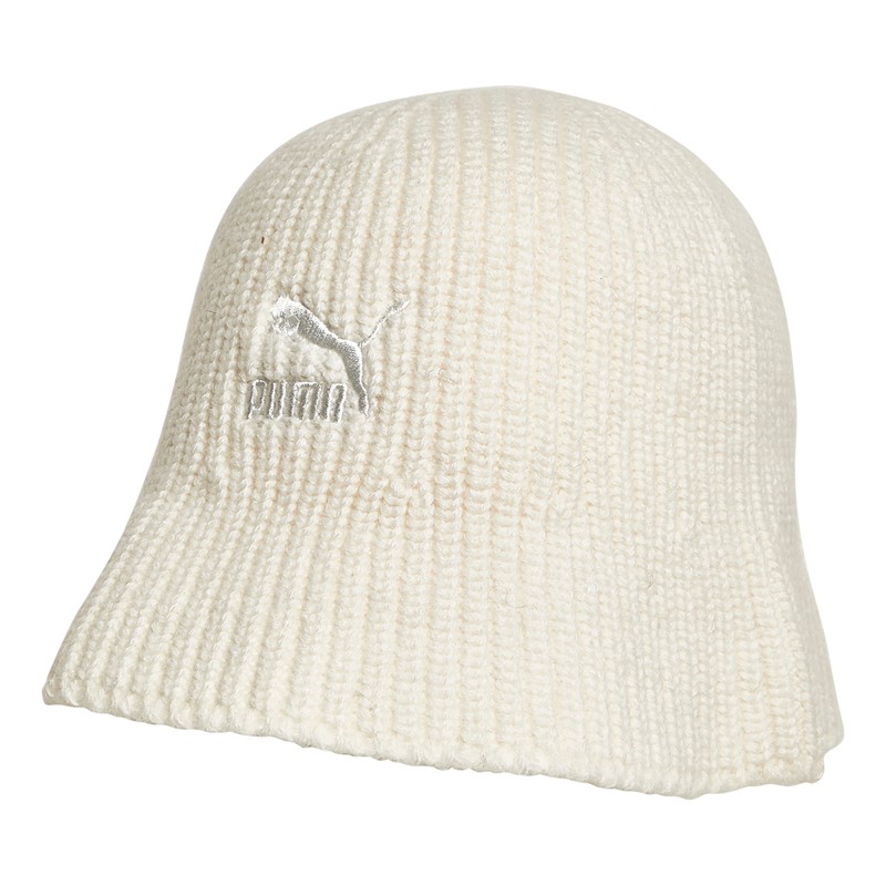 Puma Prime Knitted Bucket Hat Warm White