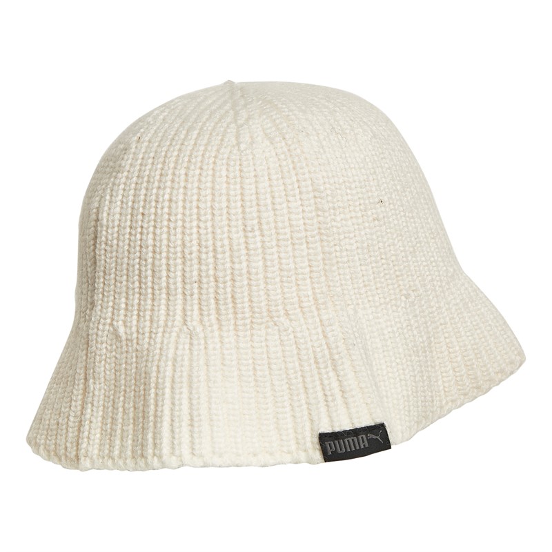 Puma Prime Knitted Bucket Hat Warm White