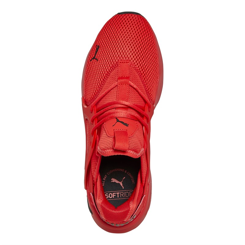 Puma Mens Softride Enzo Evo Neutral Running Shoes High Risk Red/Puma Black