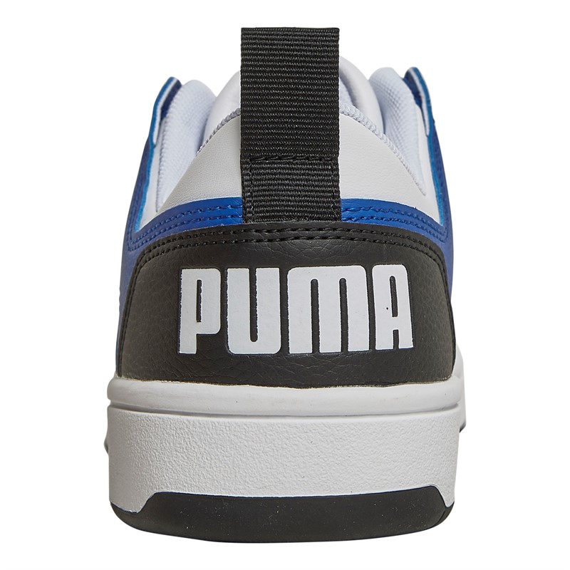 Puma Junior Boys Rebound Layup Lo SL Trainers Black/Blue/White