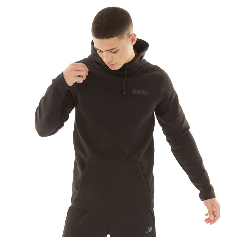 Puma Mens Spacer Hoodie Puma Black