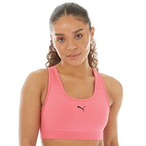 Puma Womens Mid Impact 4Keeps Sports Bra Sunset Pink