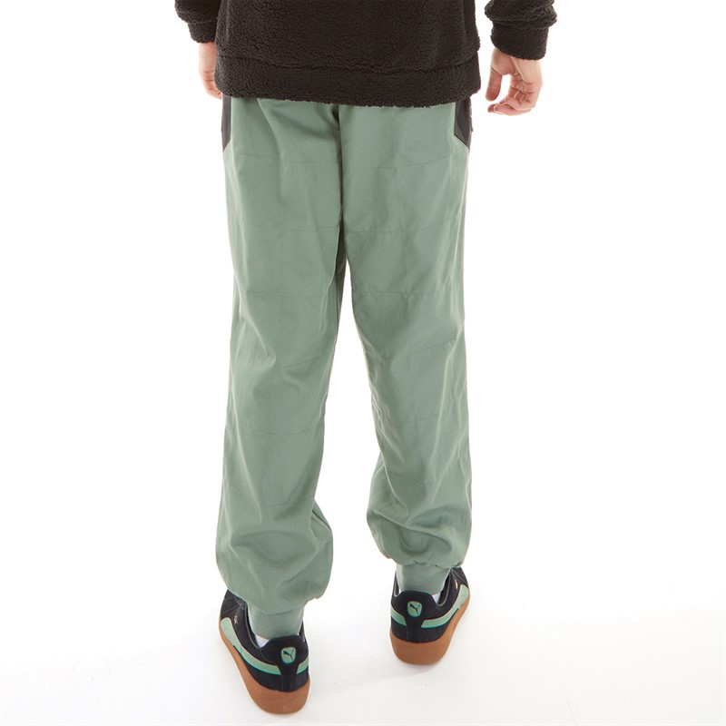 Puma Mens Porsche Legacy Garage Crew Relaxed Pants Eucalyptus