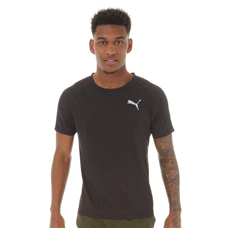 Puma Mens Ultraspun Running T-Shirt Puma Black