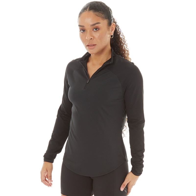 Puma Womens Shine 1/4 Zip Golf Top Puma Black