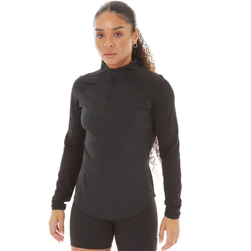 Puma Womens Shine 1/4 Zip Golf Top Puma Black