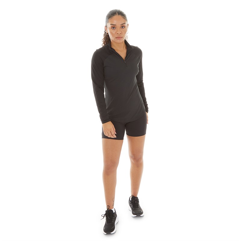 Puma Womens Shine 1/4 Zip Golf Top Puma Black