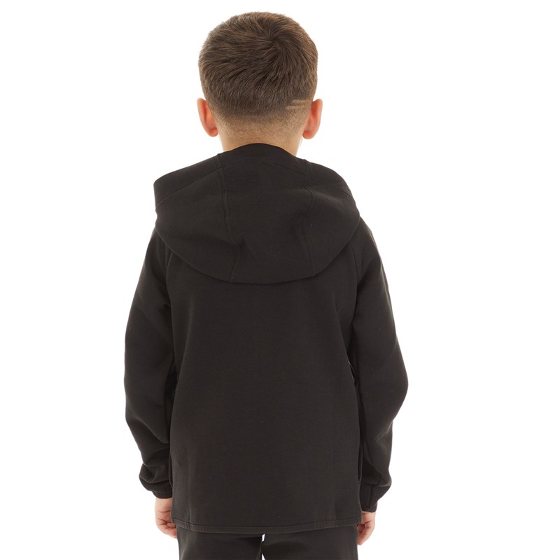 Puma Junior Boys Spacer Full Zip Hoodie Puma Black