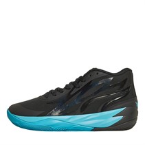 Puma Junior Boys LaMelo Ball MB.02 Phenom Basketball Shoes Black/Orange