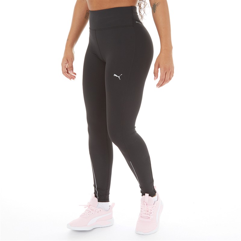 Puma Womens COOLadapt High Rise Long Tight Running Leggings Puma Black