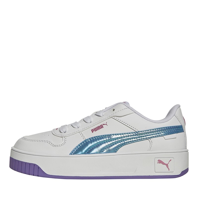 Buy Puma Girls Carina Street Bouncy Sky Trainers White Lavender