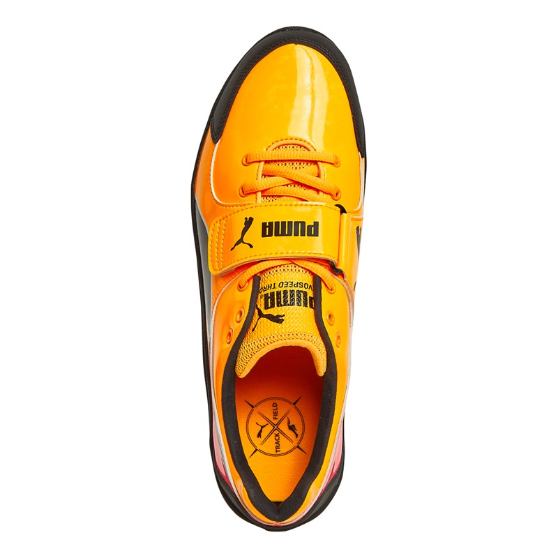 Puma Mens Evospeed Throw 10 Field Event Shoes Sun Stream/Sunset Glow