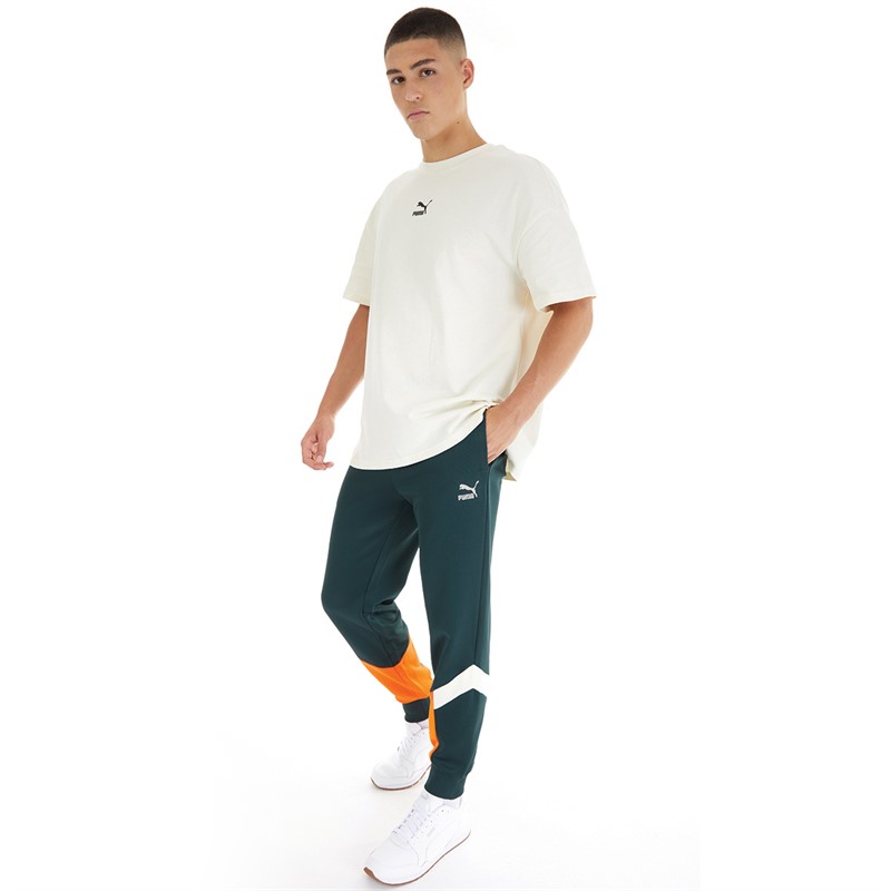 Puma Mens Iconic MCS Track Pants Green Gables