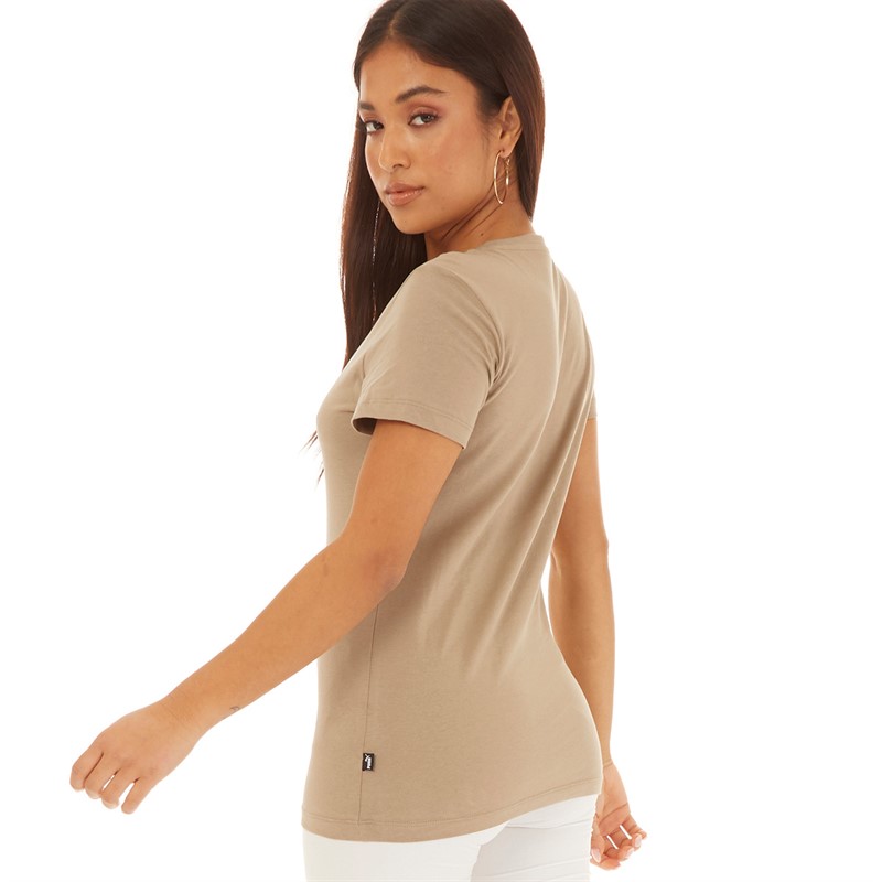 Puma Womens Essentials Logo T-Shirt Oak